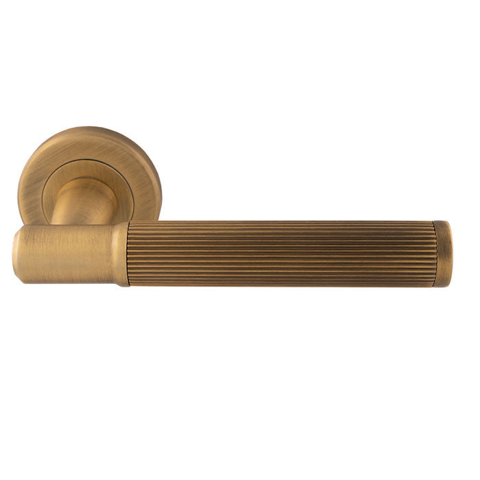 Serozzetta Image Lines Lever on Round Rose